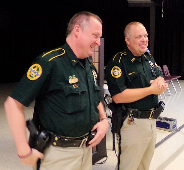 Westside Explorers are Visited by CCSO Crisis Negotiator Team Press